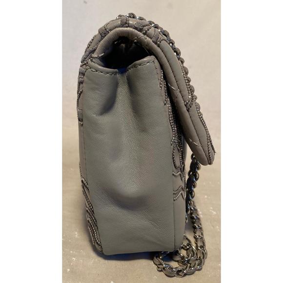 CHANEL Camellia Follies Embroidered Medium Classic Flap - Picture 3 of 9